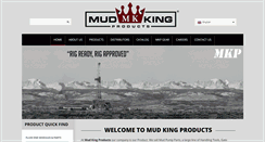 Desktop Screenshot of mudkingproducts.com